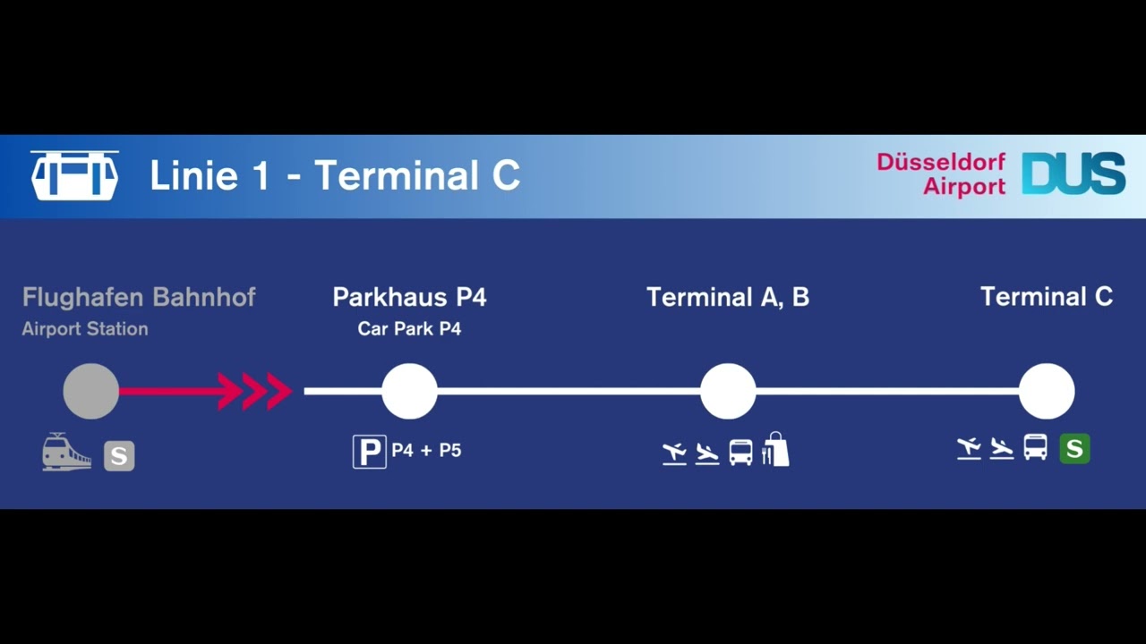 Ansagen - SkyTrain - DUS Düsseldorf Flughafen (clear version)