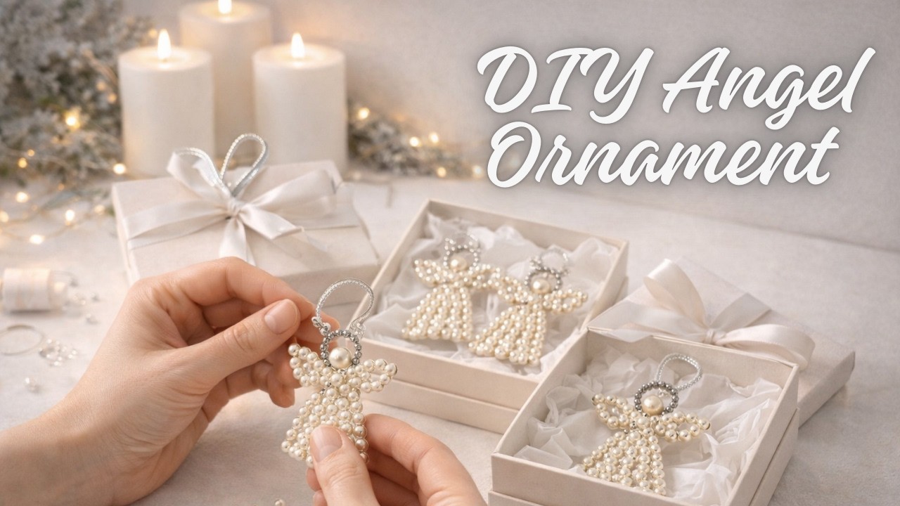 I Made 50 Pearl Angel Ornaments in ONE Day 😱 & Sold Them All | Profitable DIY Craft