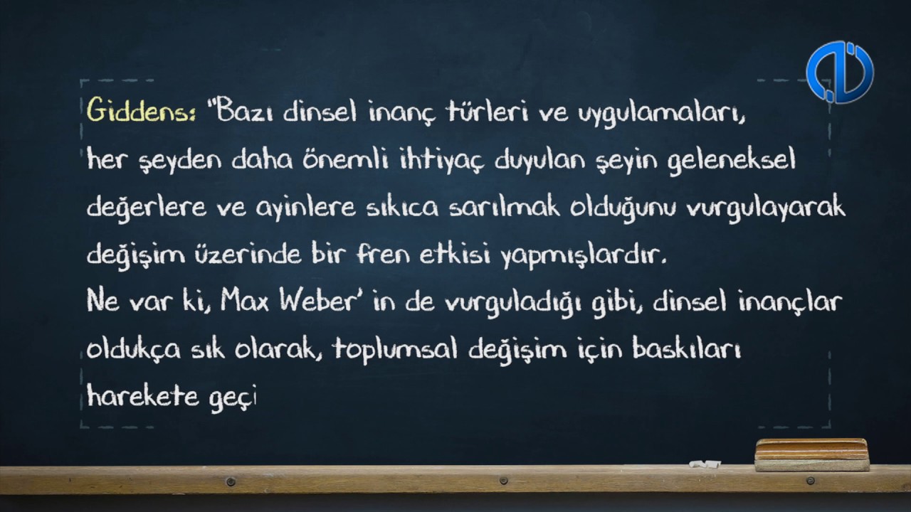DAVRANIŞ BİLİMLERİ I - Ünite 7 Konu Anlatımı 1