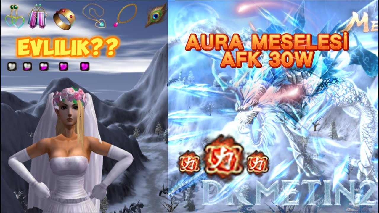 METİN2 TR AFK DA PARA VAAR!!!! AURA DETAYLARI l EVLİLİK İTEMLERİ