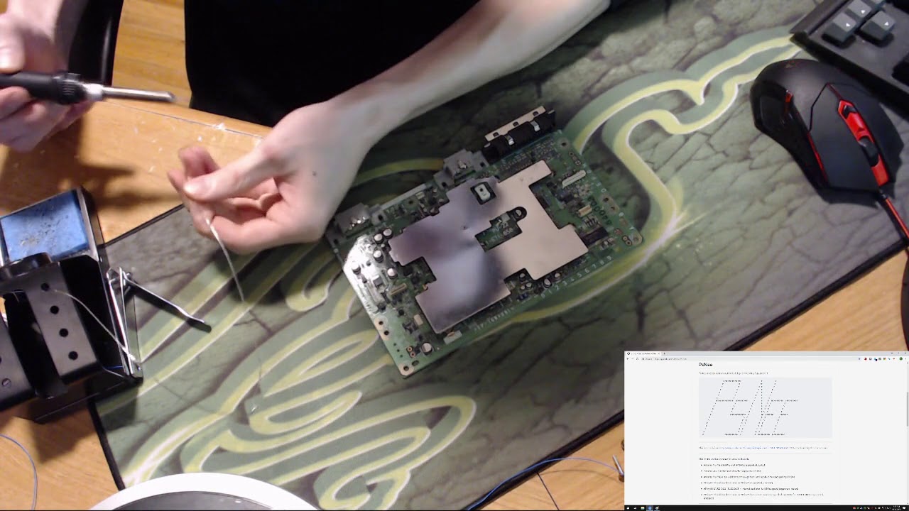 PSNEE Modchip install in PS1 SCPH-7501