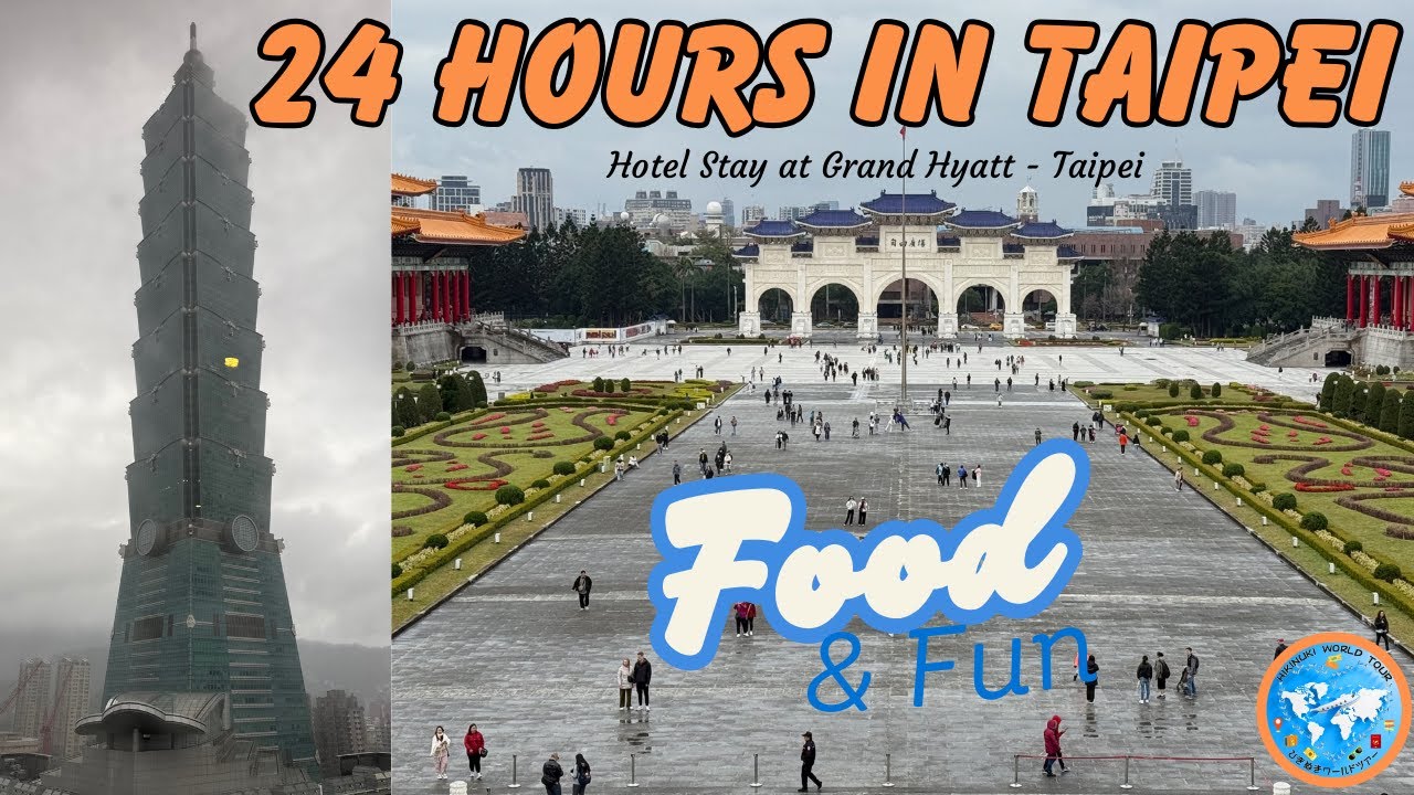 24 Hours in Taipei Taiwan | Grand Hyatt Club Level | Ximending | Shilin Market | Din Tai Fung   4K