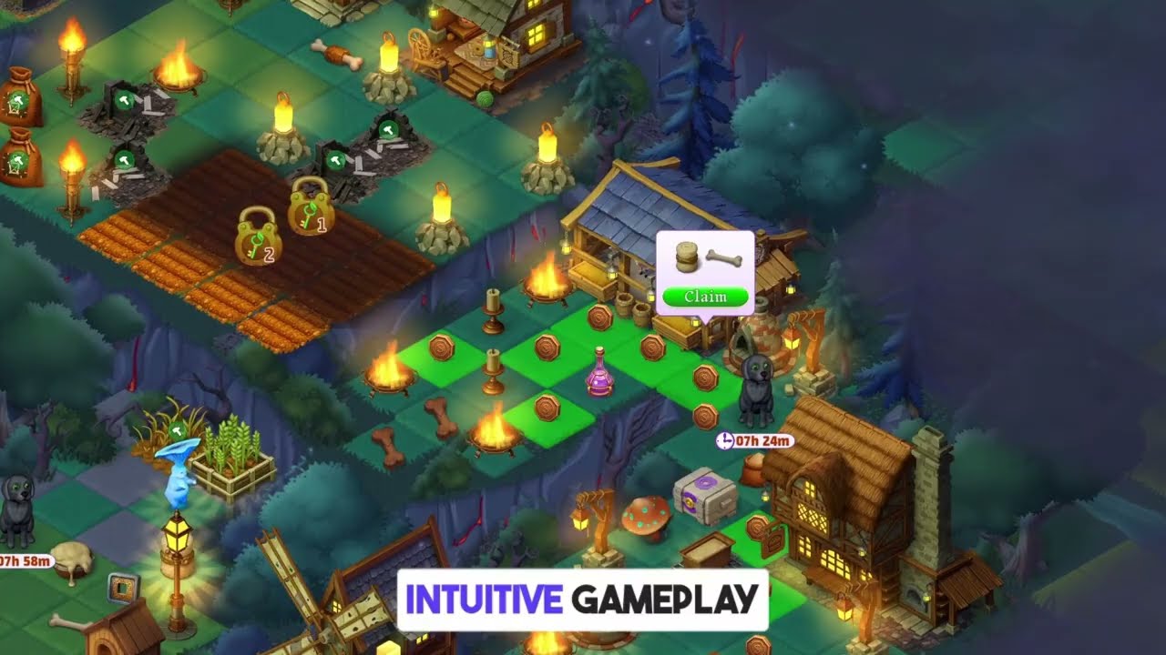 Dark Merge Farm &mdash; Cozy Farming Meets Dark Fantasy Merge