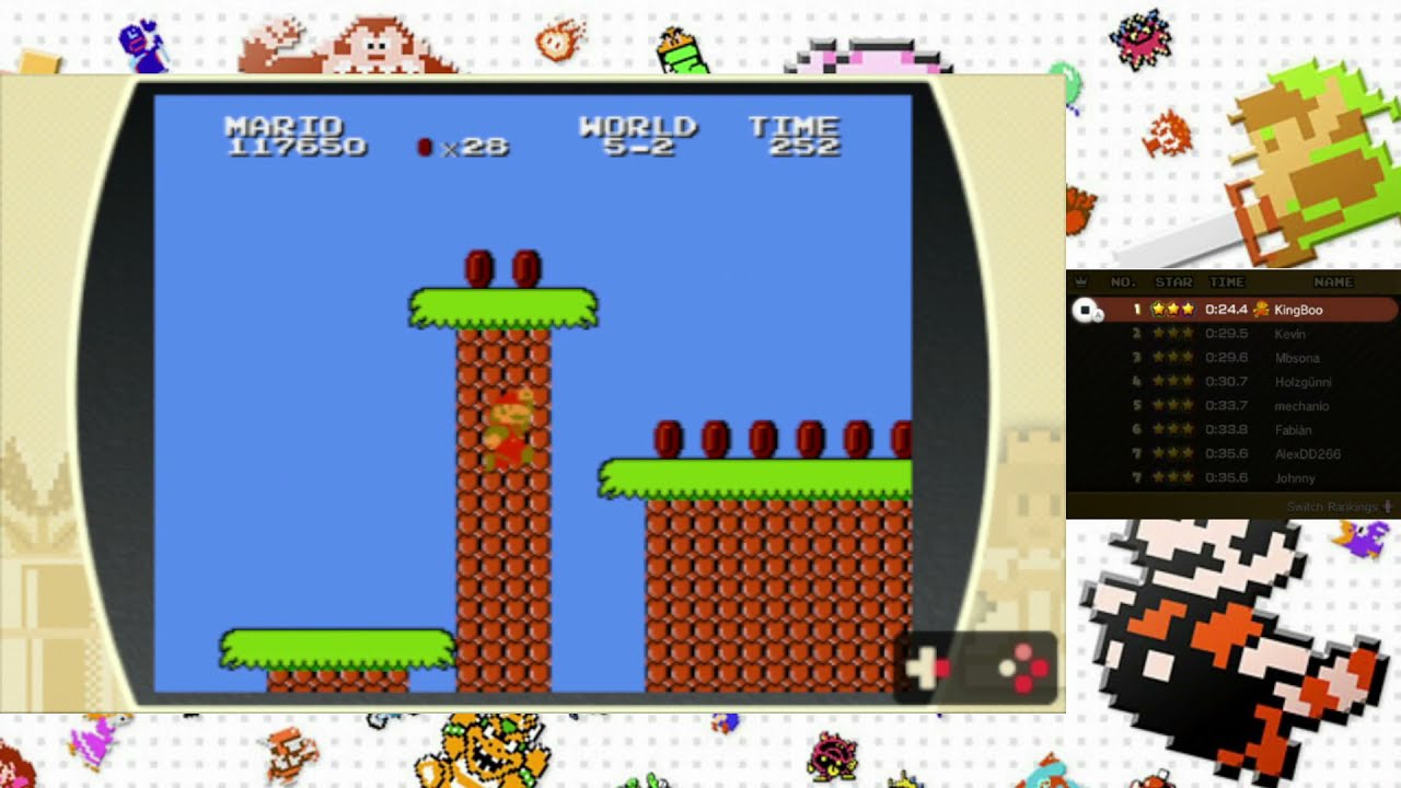 Ultimate NES Remix: SMB The Lost Levels Stages Compilation (All WR times)