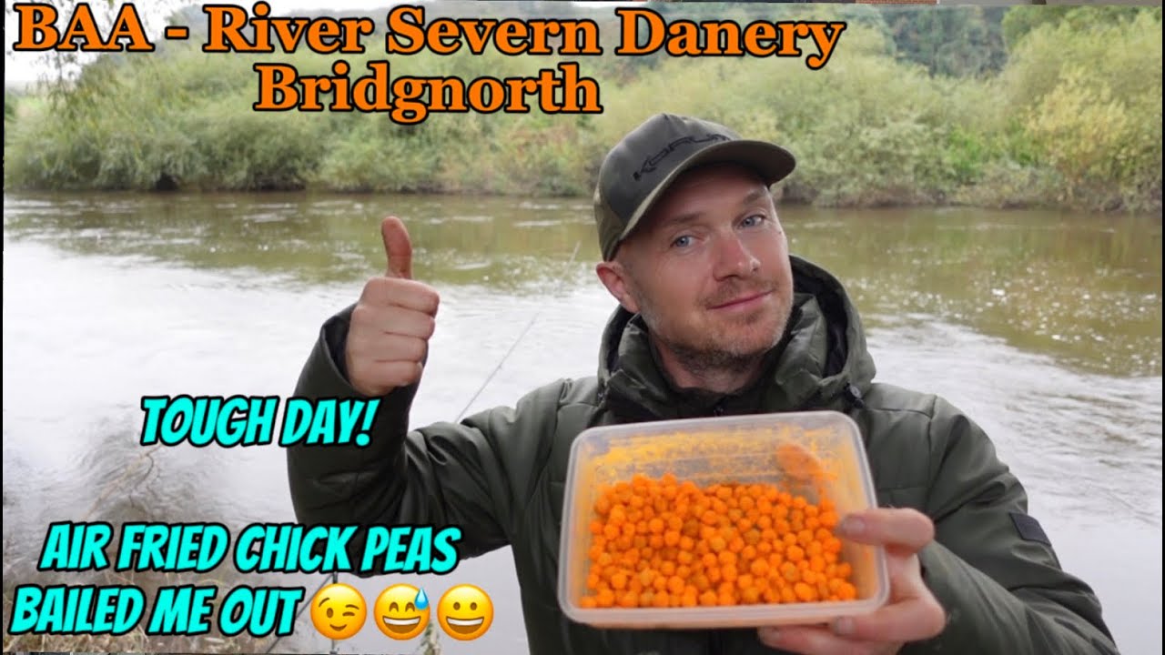 River Fishing - BAA Danery Section Bridgnorth - Tough Day! Air Fried Chick Peas bailed me out 😀😅👍