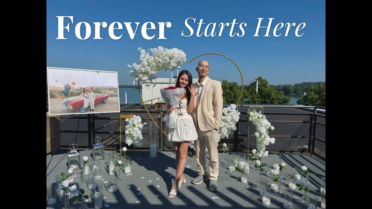 A secret proposal party| She said 