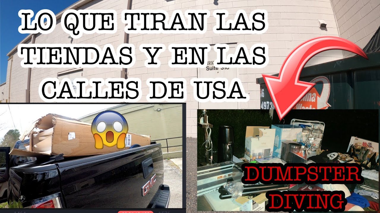 Lo que tiran en las Calles de USA《Dumpster DIVING 》Chulada de cositas nuevas 🇺🇲🦋🇲🇽