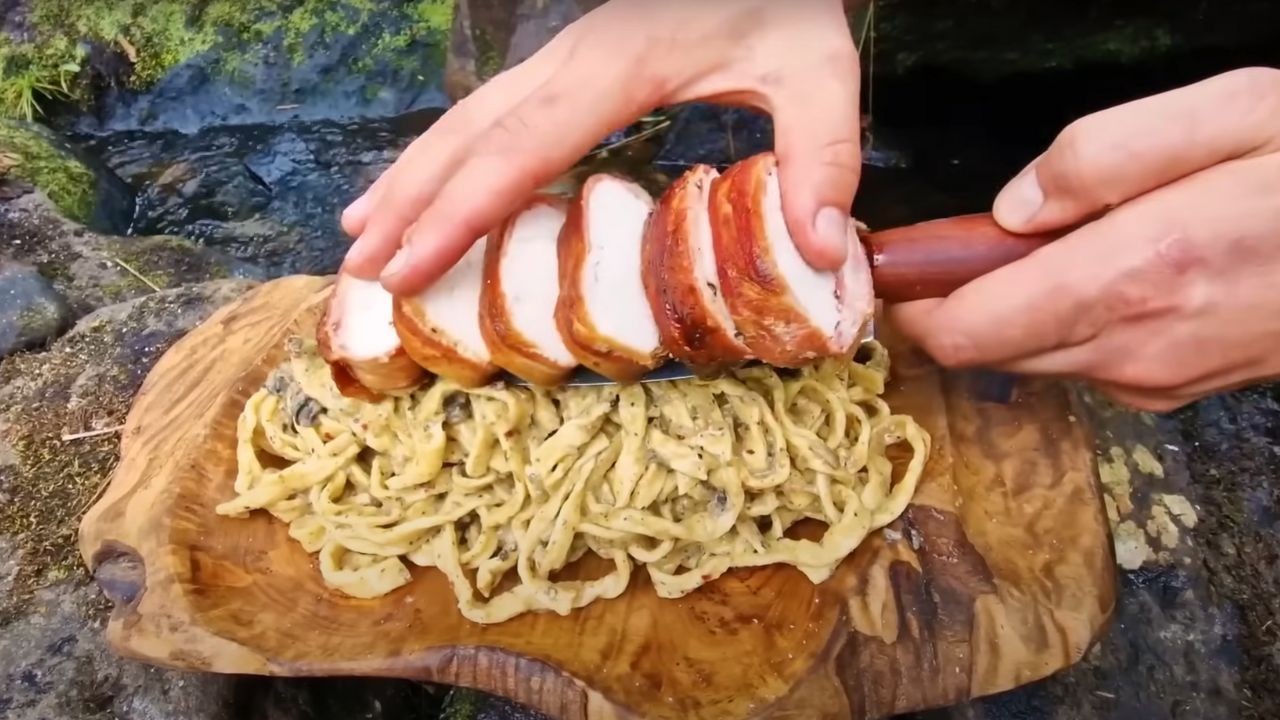 BEST Pasta Cooked in Nature&nbsp;| ASMR Cooking Compilation