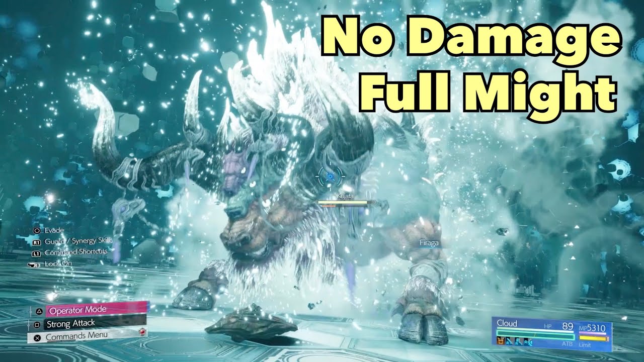 Kujata No Damage (Solo Cloud, Full Might) | Final Fantasy 7 Rebirth
