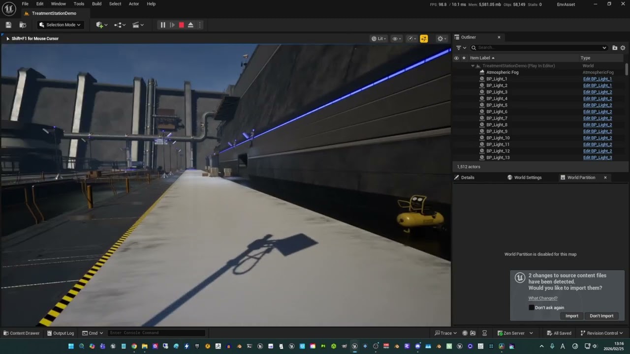 Modular Sci Fi Treatment Station Environment