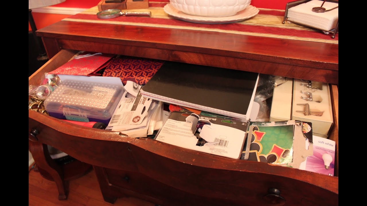 How to organize a catch-all drawer - part I