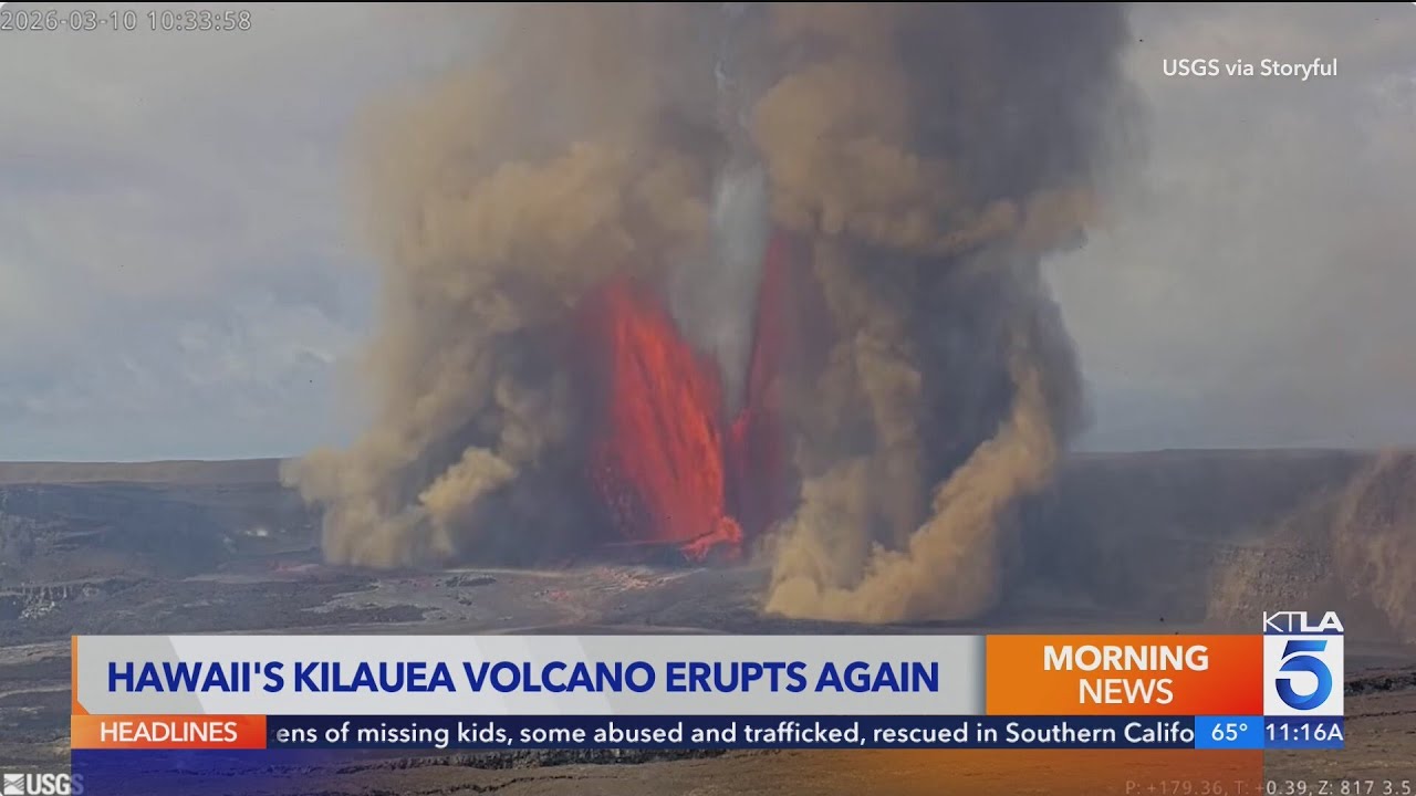 Hawaii&rsquo;s Kīlauea volcano erupts again