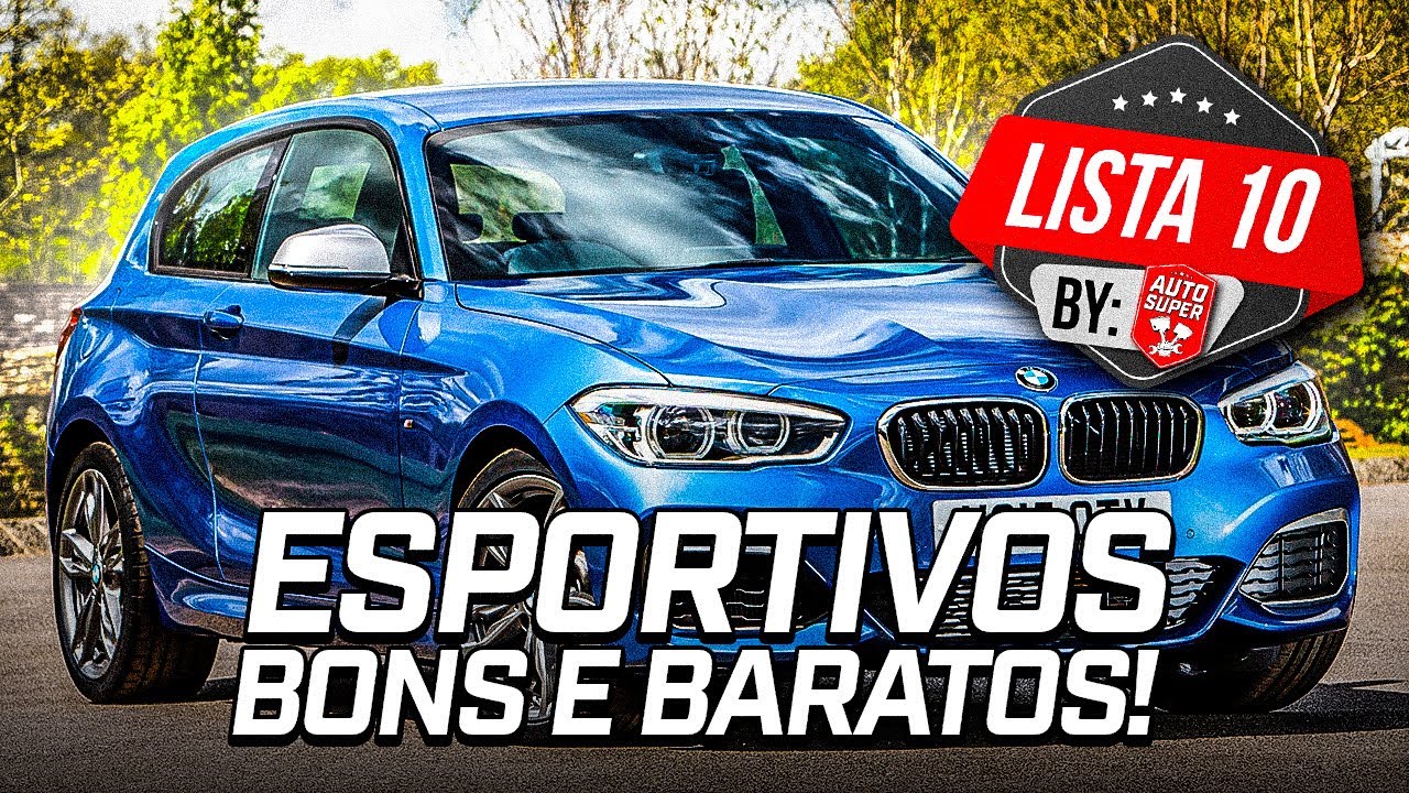 10 CARROS ESPORTIVOS QUE CABEM NO SEU BOLSO