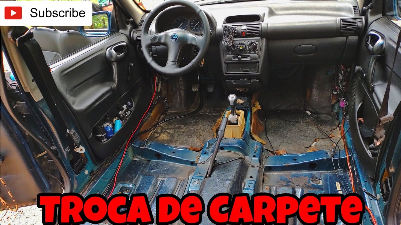 Trocando carpete do Corsa/Projeto Corsa B Opel