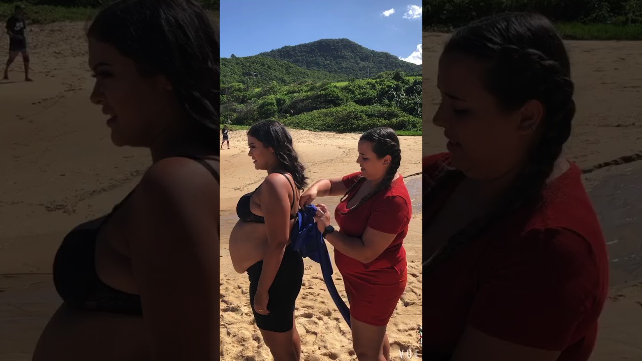 Aprenda a fazer roupas para fotos de gestantes