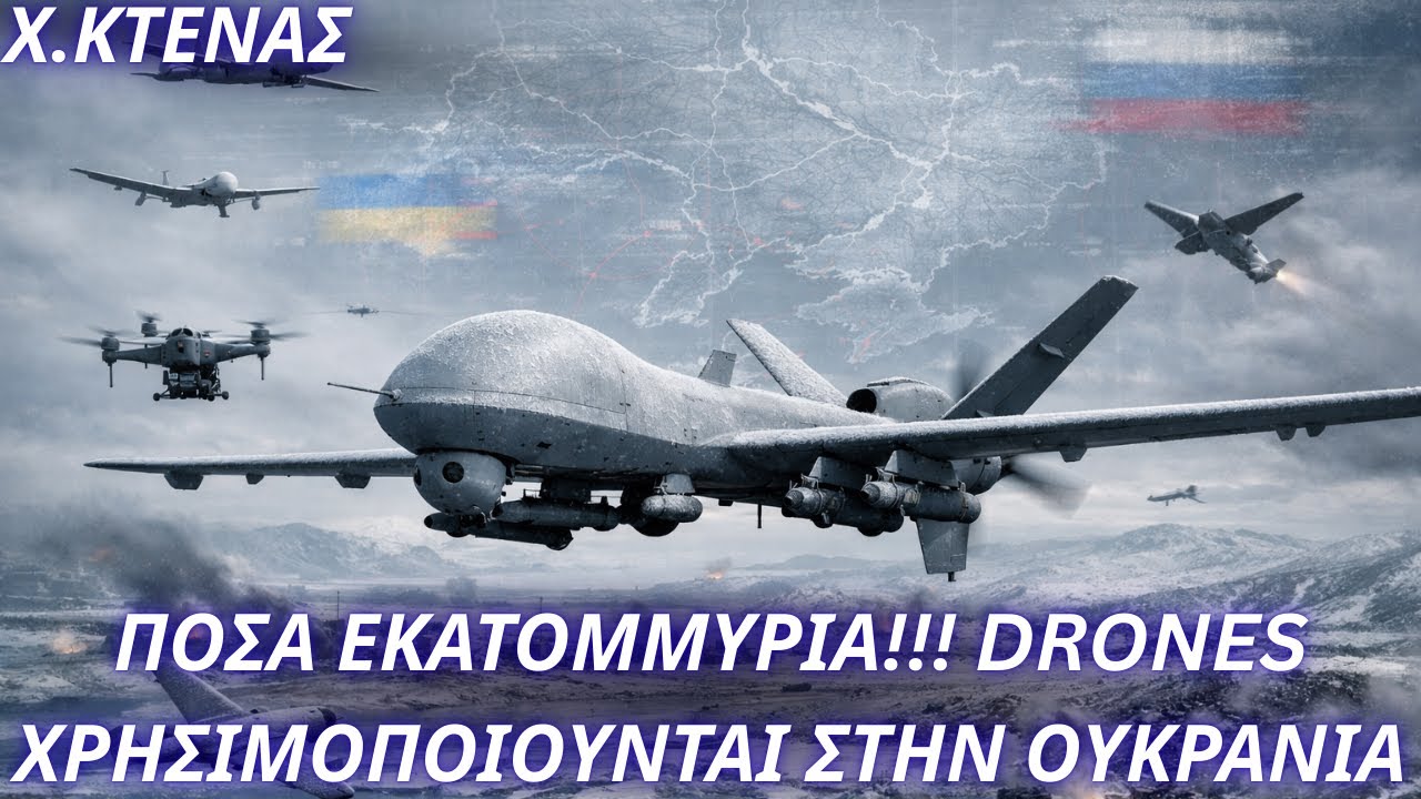 Χρήστος Κτενάς:Εξωπραγματικό-Πόσα εκατομμύρια drones χρησιμοποοιύνται στην Ουκρανία-Ο πόλεμος άλλαξε