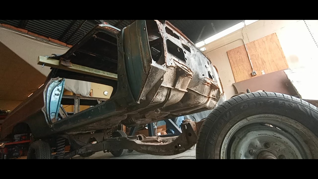 1964 Impala SS Restoration Part 3 - Remove body     DIY Auto Restoration