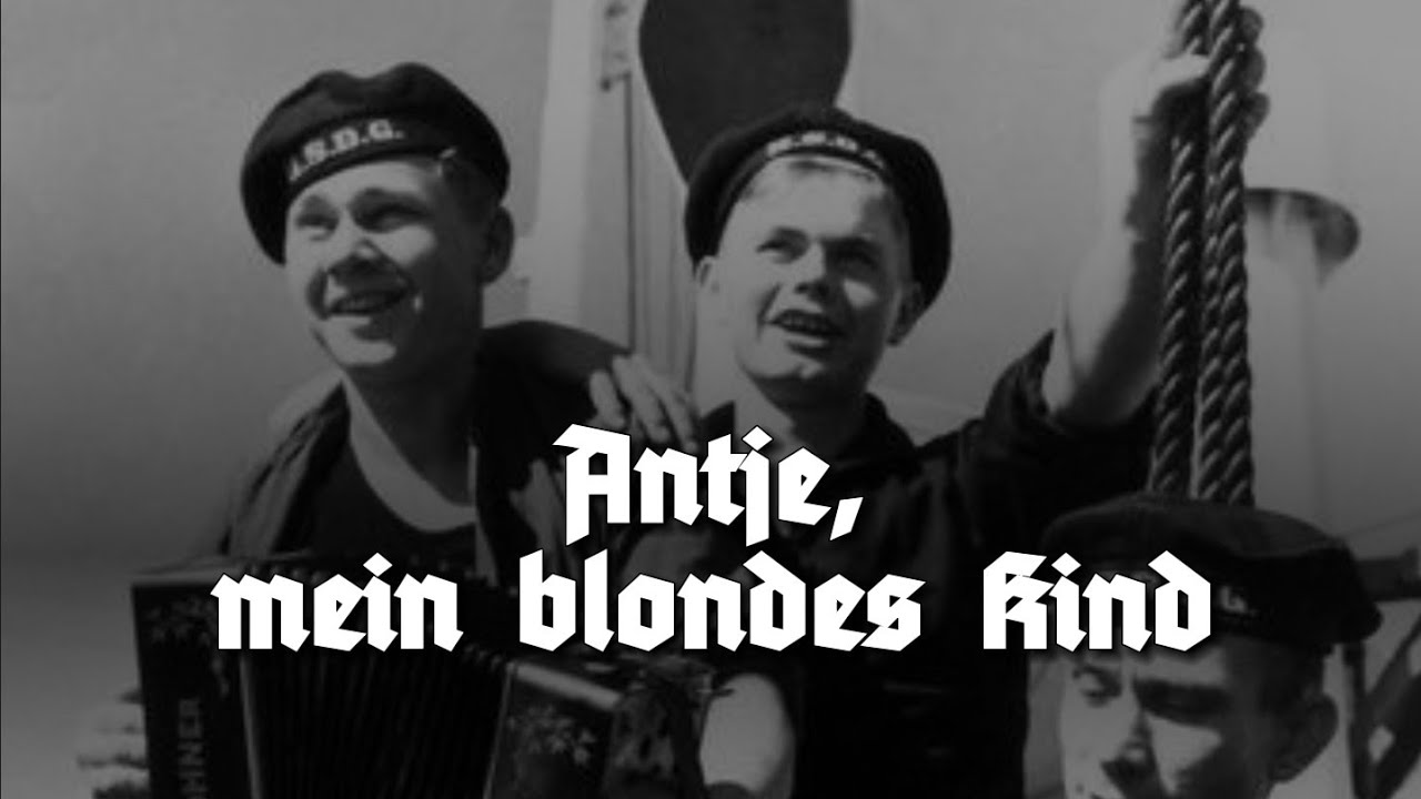 Antje, mein blondes Kind - German Naval Song [English Subtitles]