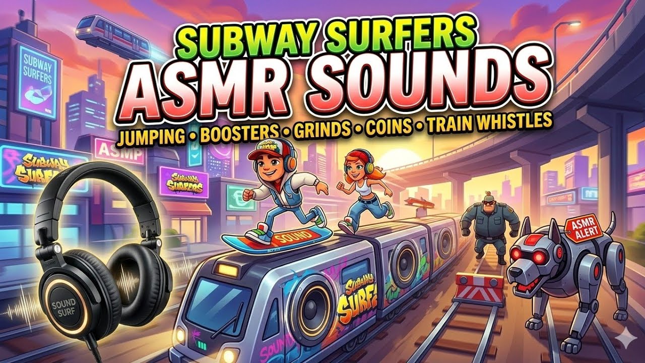 Temple Run ASMR Sounds| Very Relaxing Sounds Brain relaxing