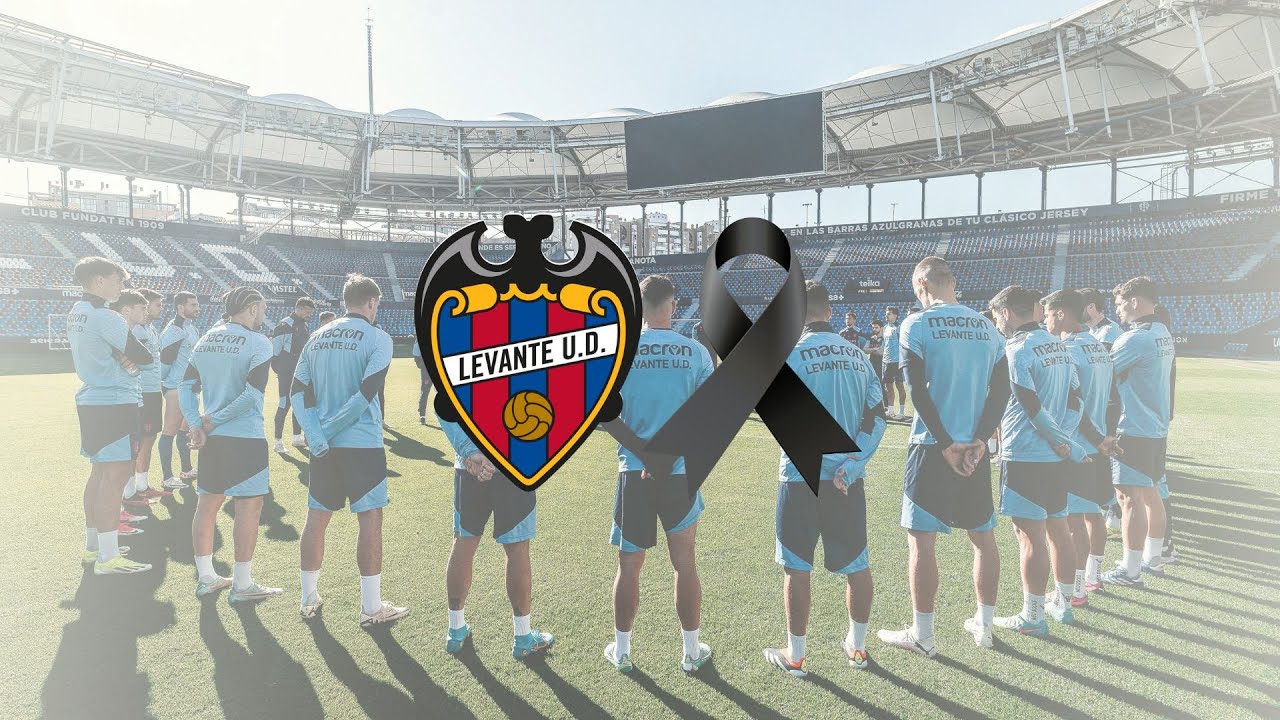 El Levante UD guarda un minuto de silencio en memoria de las víctimas del incendio de Campanar