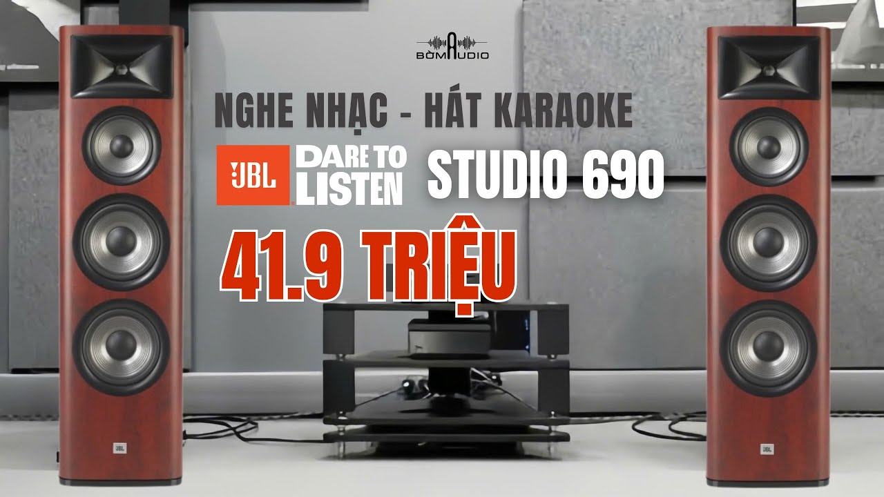 LOA CỘT VỪA NGHE NHẠC & HÁT KARAOKE THÌ CHẤT ÂM SẼ NHƯ THẾ NÀO - JBL STUDIO 698 CHỈ 41.9 TRIỆU