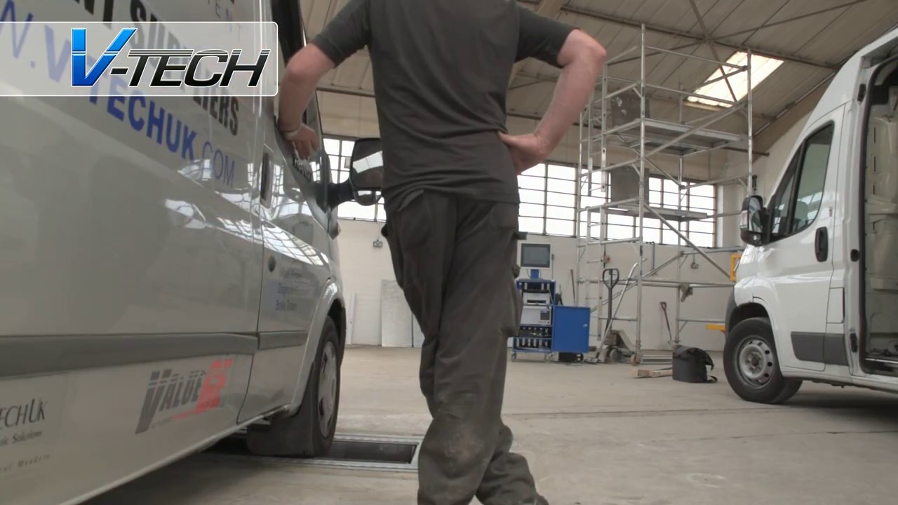 V-Tech Product focus BM4010 Class 7 in ground roller brake tester