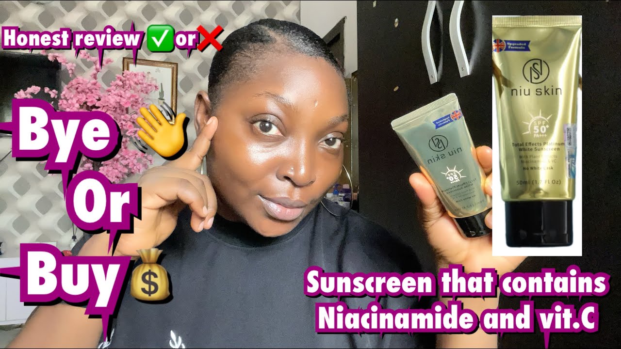 Niu Skin Total Effect Platinum White Sunscreen|Spf50 Review