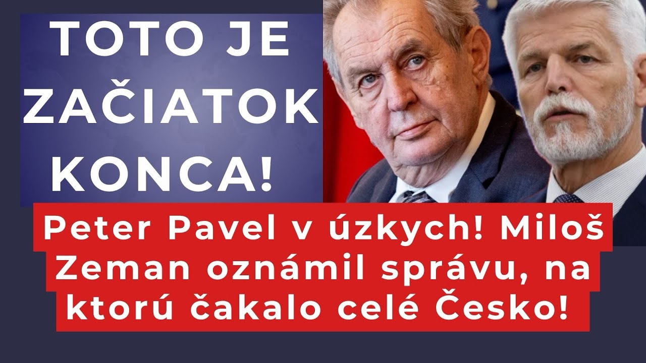 Pavel ani ned&yacute;chal: Milo&scaron; Zeman mu pred kamerami zasadil tvrd&yacute; &uacute;der #politika #česko #slovensko 