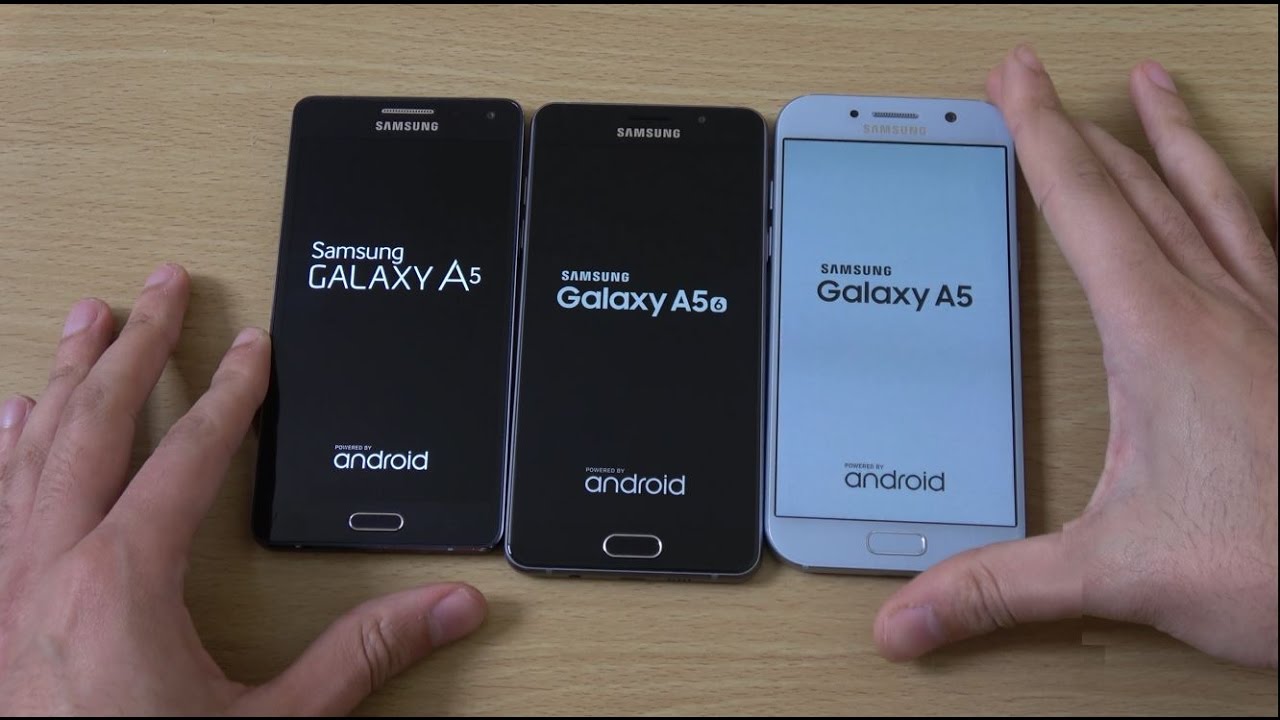 Samsung Galaxy A5 2017 vs A5 2016 vs A5 2015 - Speed Test!