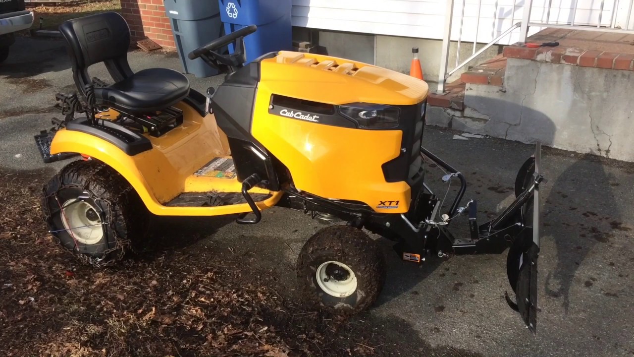 Плуг Cub Cadet XT1/MTD. Гидравлика для бедных.