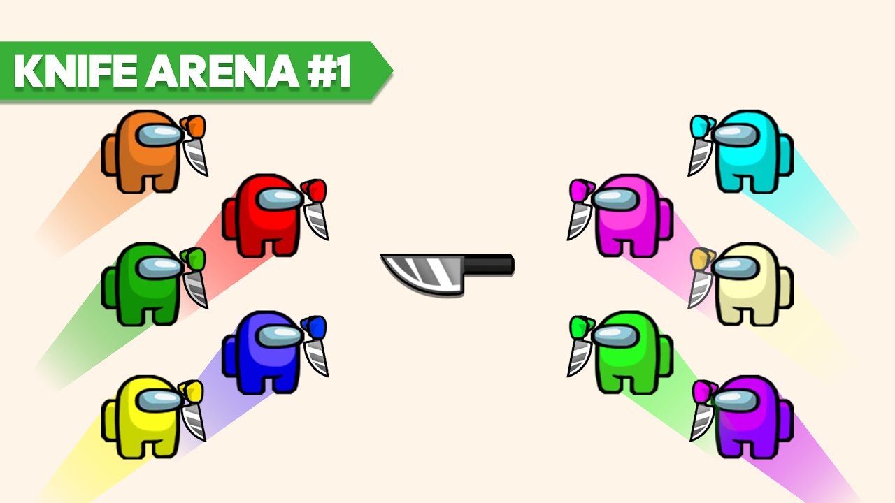 Knife Arena - 20 Crewmates, 1 Knife | Among Us