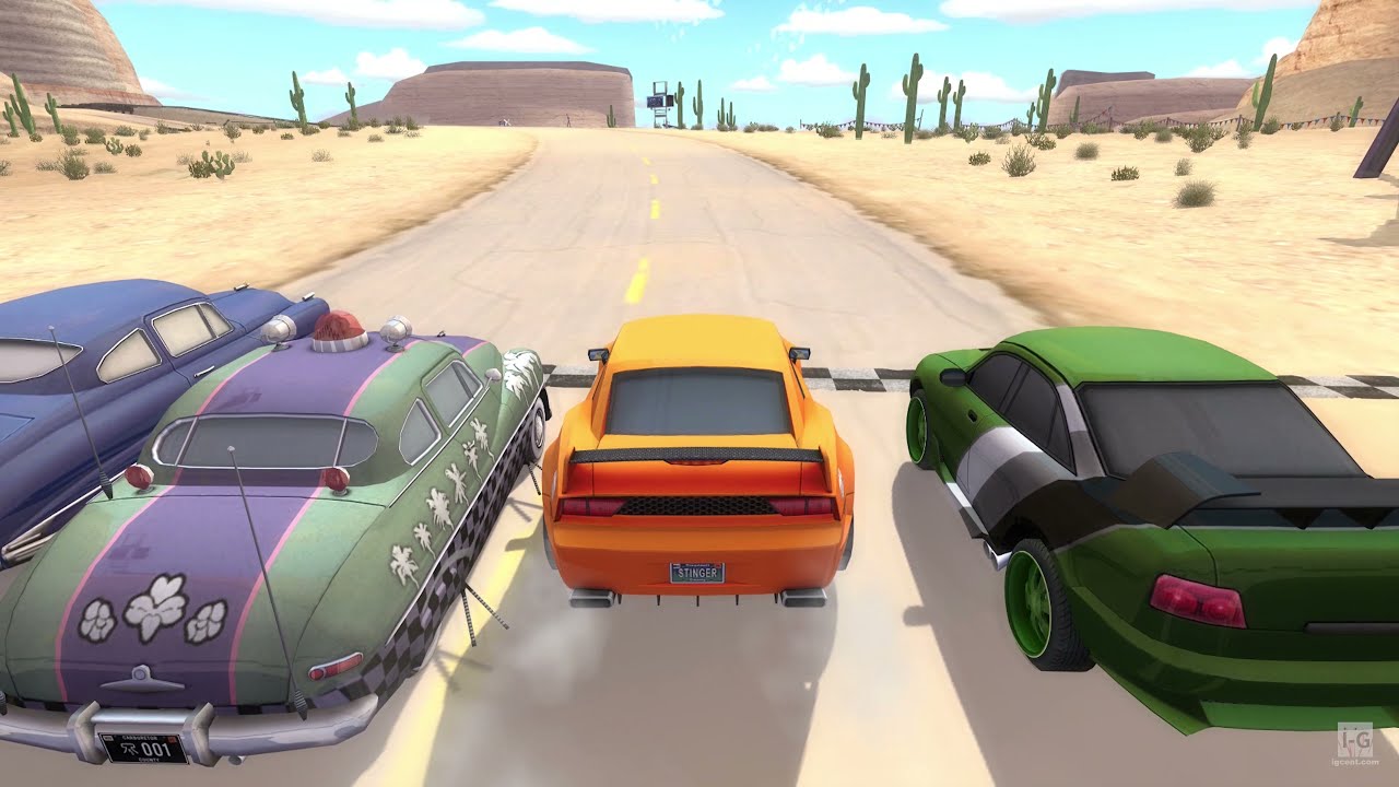 Disney Pixar Cars Race-O-Rama - Wii Gameplay (4K60fps)