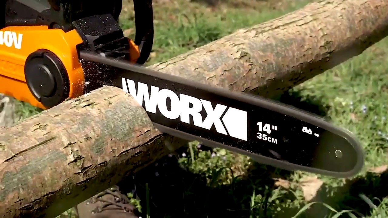 WORX WG384E motosega 40V brushless a batteria
