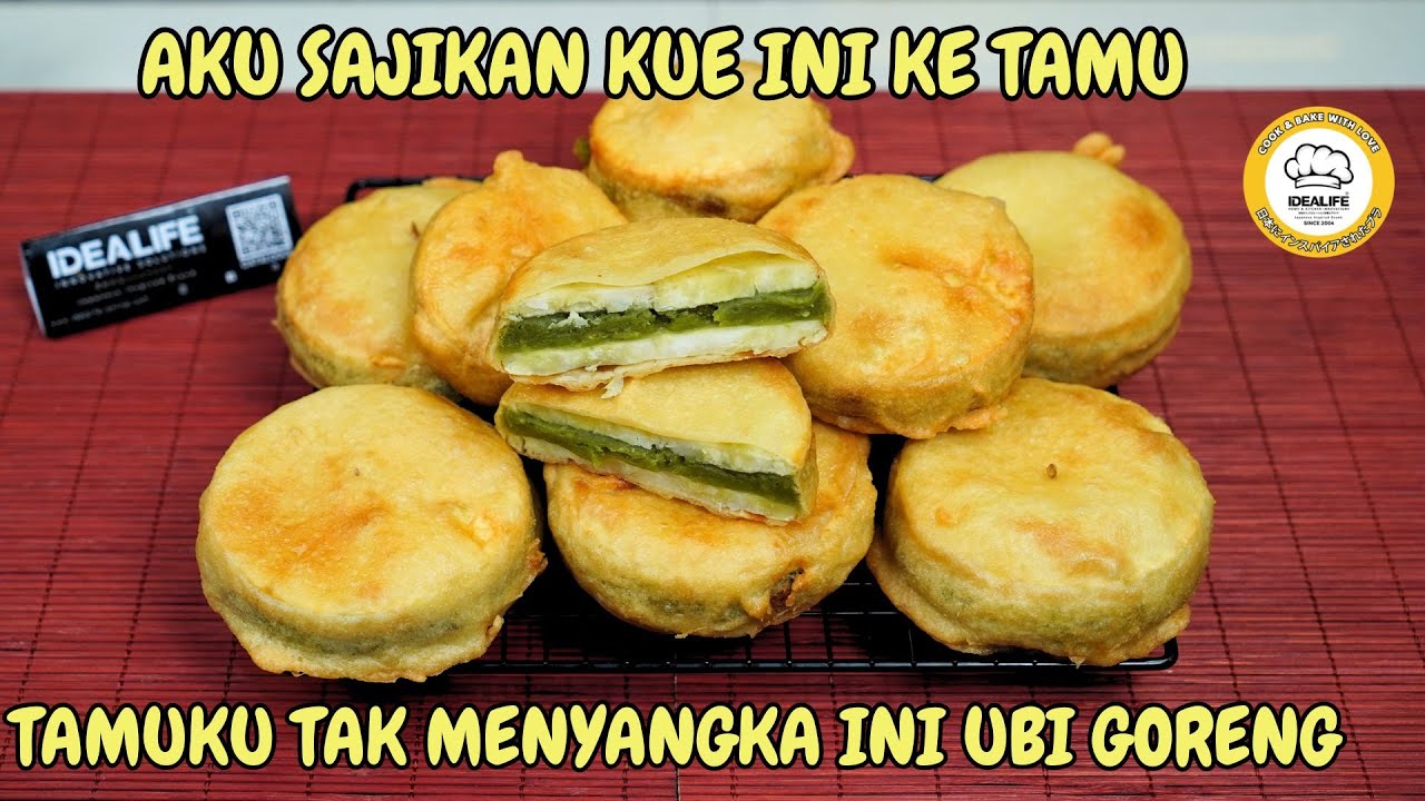 AKU SAJIKAN KUE INI DAN TAMUKU TAK MENYANGKA INI UBI GORENG