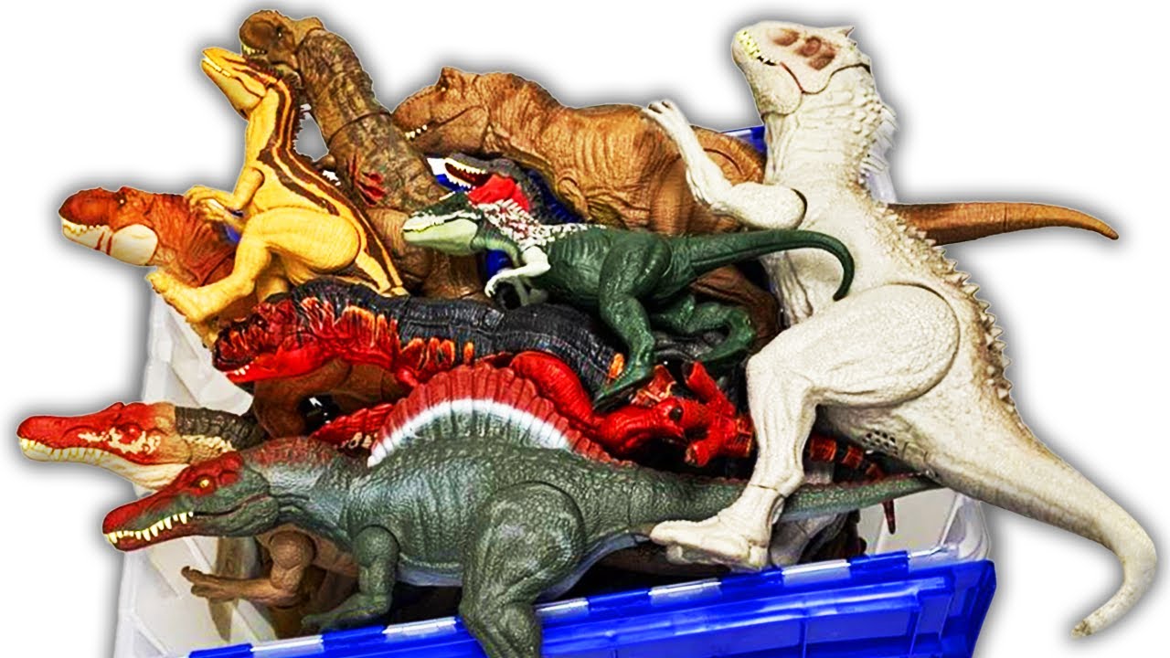 MASSIVE Camp Cretaceous PREDATORS Collection! Jurassic World TREX, I REX, Scorpios Rex, Spinosaurus