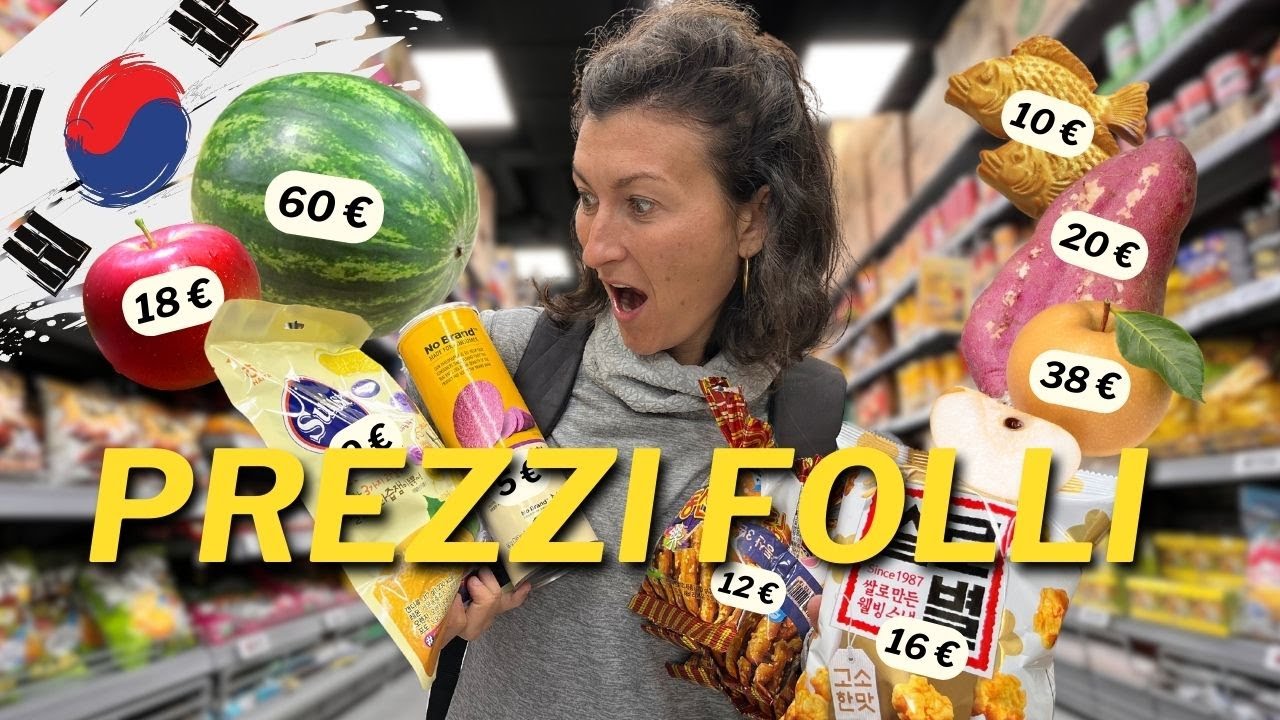 Spesa in Corea: prezzi folli! 🇰🇷🤯