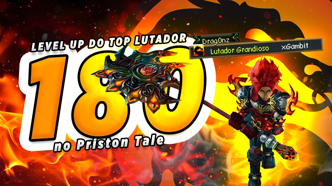 LVL UP 180: A Conquista do 18x com o TOP LUTADOR do MIGAL no Priston Tale Brasil #mmorpg #bpt