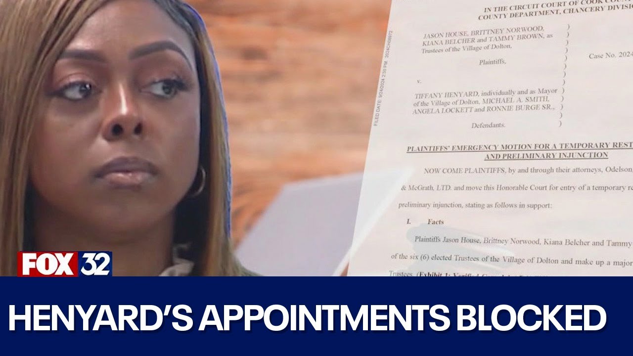 Cook County judge blocks Dolton mayor's appointments