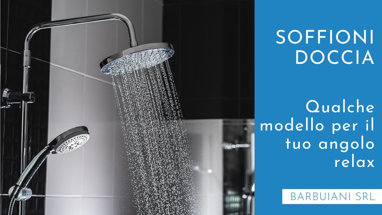 Soffioni doccia: qualche modello di design, funzionale al relax