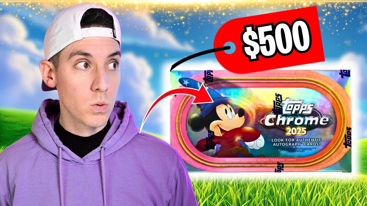 Я открыл коробку Topps Chrome Disney Hobby Box! (Рискованно)