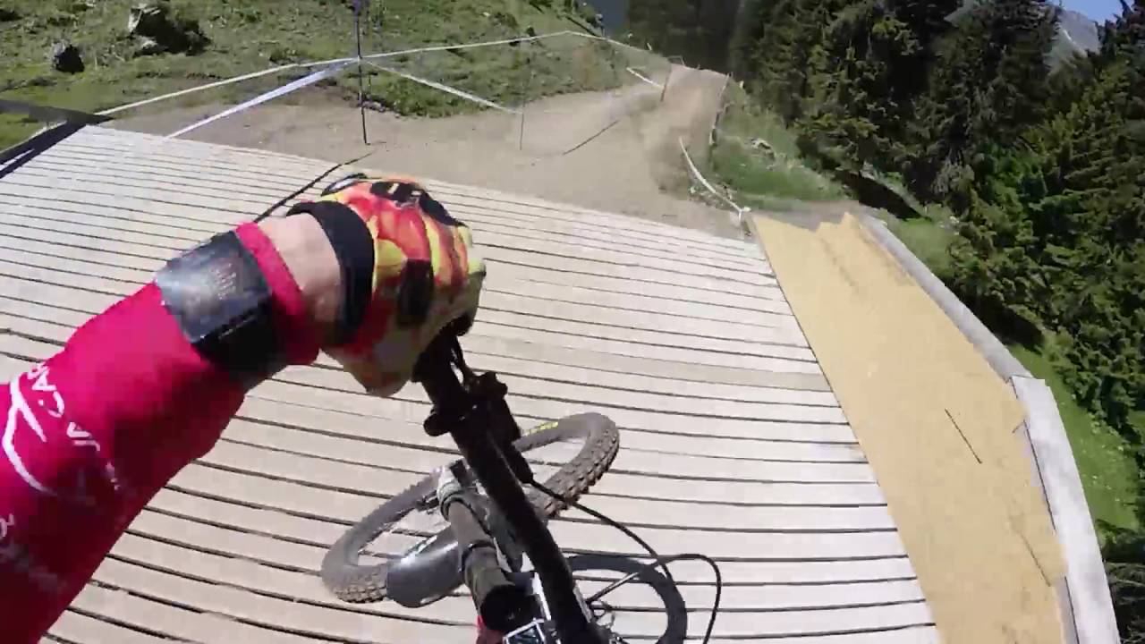 LENZERHEIDE WC DH TRAINING RUN POV | MARTIN LEBL