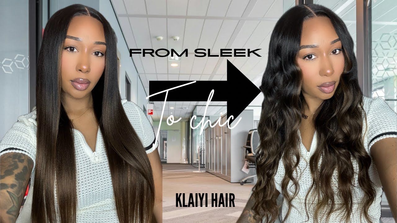 The Perfect Color! Ombre Chestnut Brown 7*5 No Slip Yaki Straight Glueless Wig Ft. Klaiyi Hair 