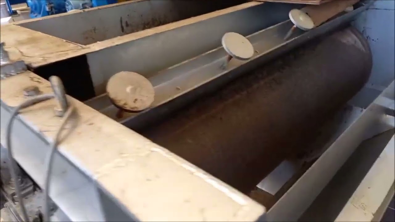 ダブルドラムドライヤー　魚糞汚泥　乾燥テスト　北陽實業株式会　（ほくようじつぎょう）　長野県　伊那市