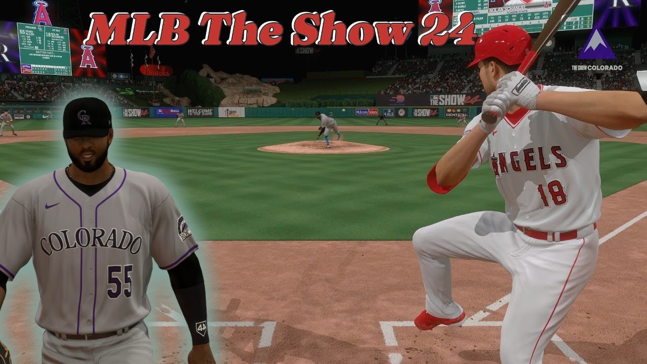 MLB The Show 24 Gameplay | RTTS | Extra-Inning Battle! Rockies vs Angels Showdown
