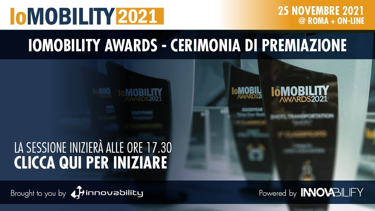 IOMOBILITY AWARDS – PREMIAZIONE