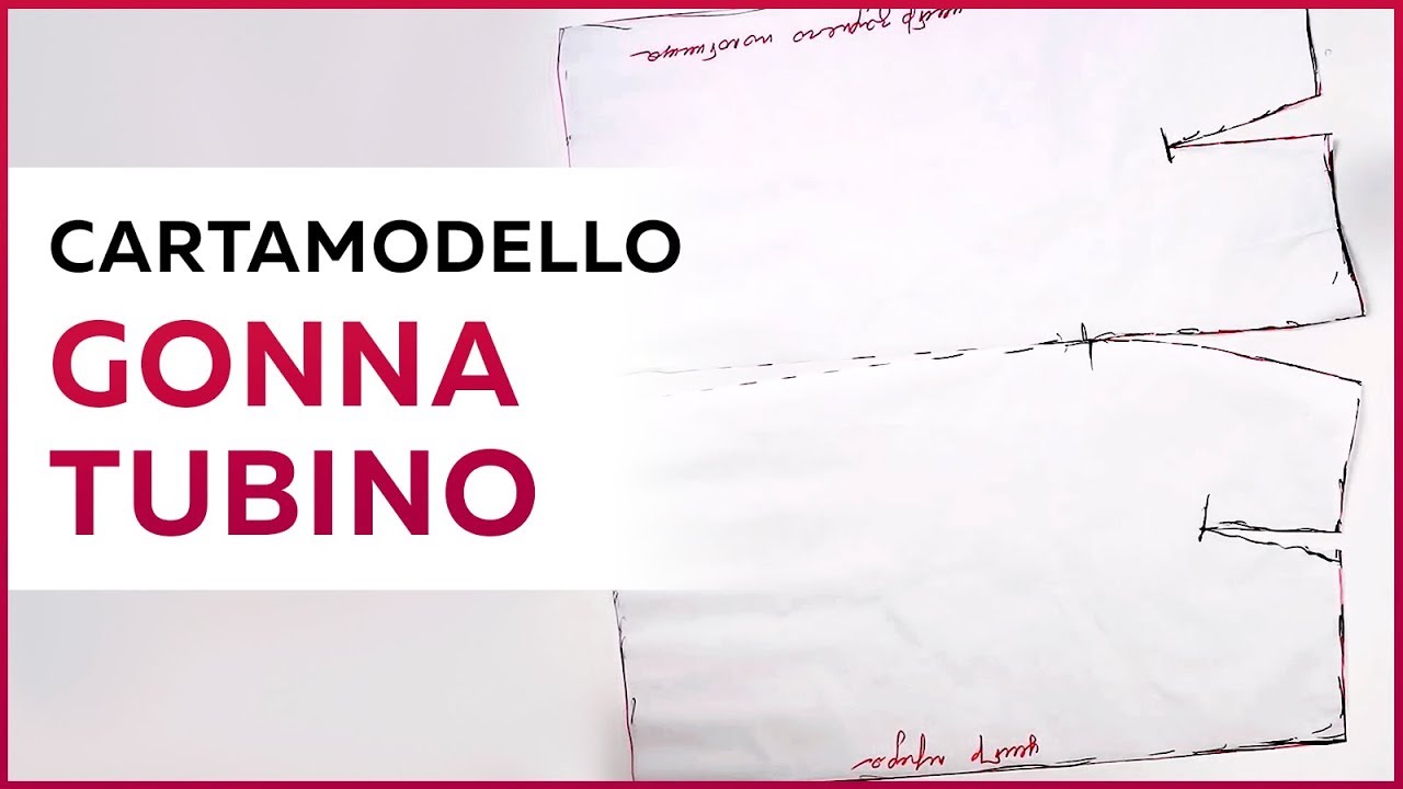 Cartamodello gonna tubino. Come fare cartamodello base gonna tubino con il metodo moulage?