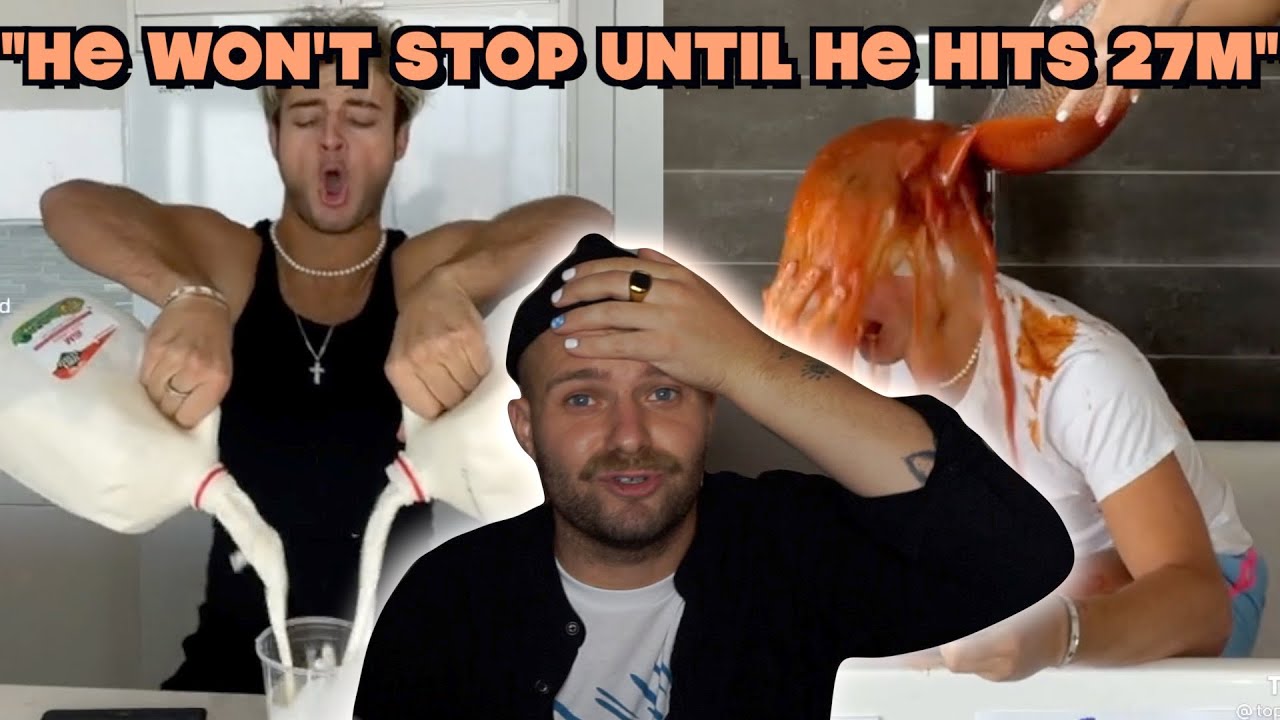 This Cringey Tik-Toker Keeps Wasting Food