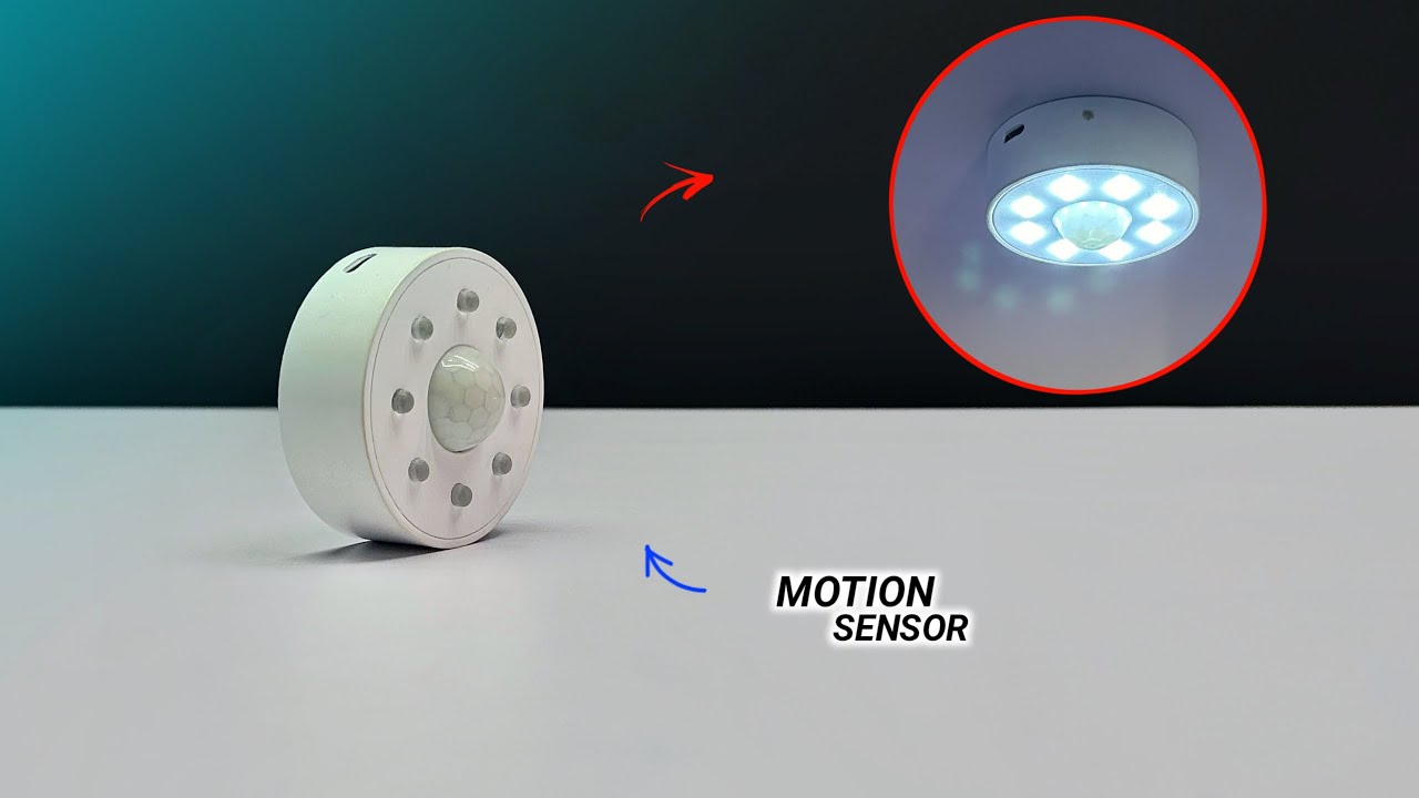 Make an Amazing Mini Light - that can be detect any motion !! 
