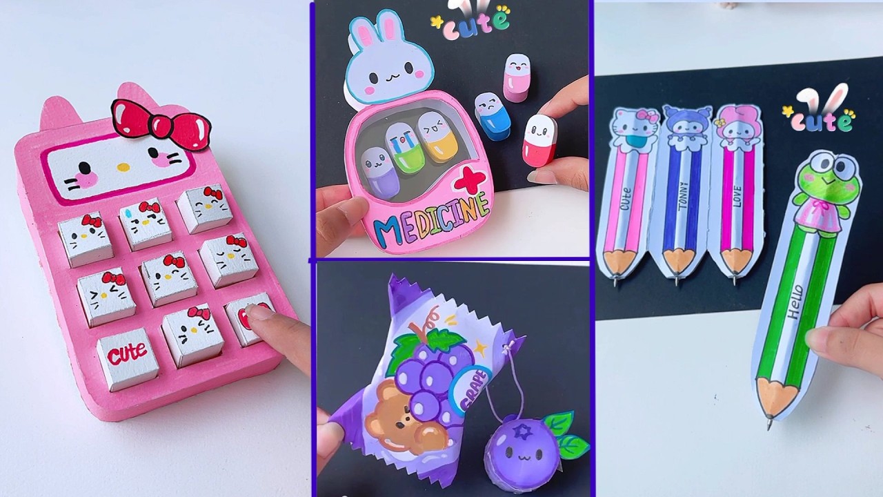 Easy craft ideas/ miniature craft /Paper craft/ how to make /DIY/school project/Tonni art and craft