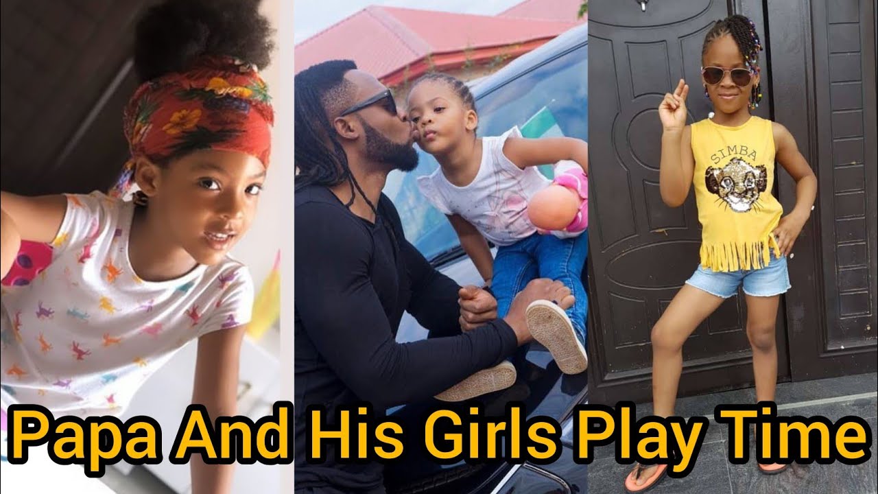 Moment's Flavour Daughters Force Him To Stay back And Teach Them Keyboard